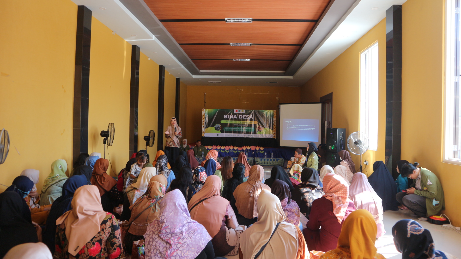 Sosialisasi oleh KKN Bina Desa Kelompok 3 (Dok. pribadi)